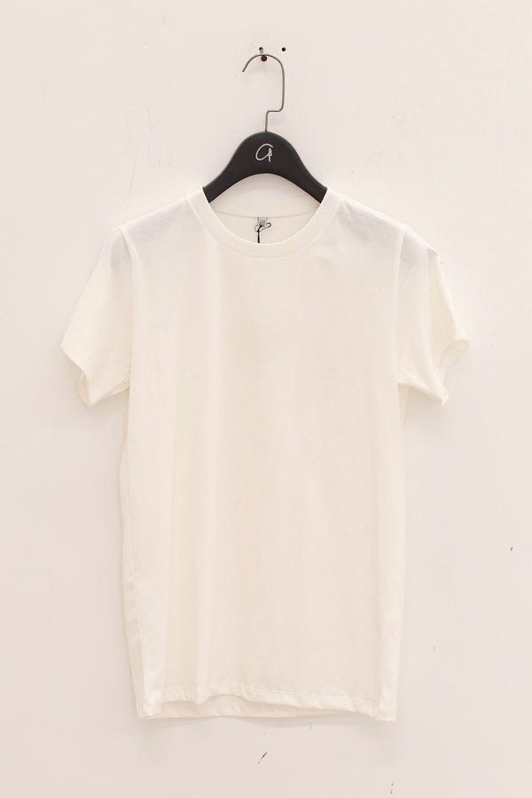 BASERANGE Classic Bamboo Fiber and Cotton Slim Fit T-shirt Series Collection Round Neck Bottoming Shirt France BAS-TOCT-CO-000-UNDYED